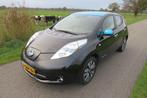 Nissan Leaf Base Automaat 5drs Elektrisch 120.000km Nap Leer, Auto diversen, Schadeauto's, Automaat, Zwart, Elektrisch, MPV