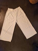 Wit linnen broek merk Stradivarius maat 42, Wit, Maat 42/44 (L), Ophalen of Verzenden, Zo goed als nieuw