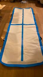 Airtrack 300x100x10cm inclusief plakset en tas, Ophalen, Wit, Overige typen, Kindermaat 122 t/m 140