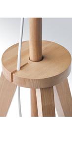 Staande houten lamp Ikea- lauters, Huis en Inrichting, Lampen | Vloerlampen, Ophalen, Skandinavisch / tijdloos/, Zo goed als nieuw