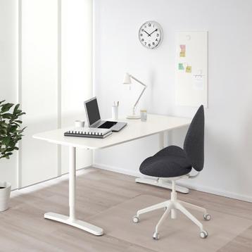 Bureau 160x80CM Ikea Bekant Nieuwprijs 199,- - afbeelding 2