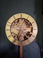 Grote grashopper uurwerk  met slinger  en gewicht, Antiek en Kunst, Ophalen of Verzenden