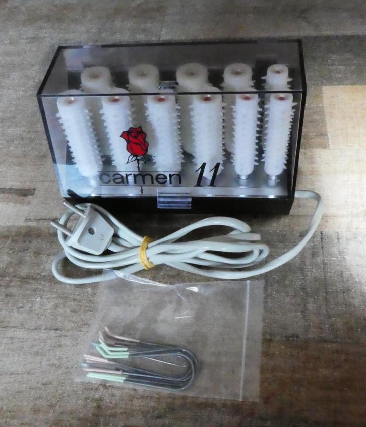 Krulset Carmen 11 stuks z.g.a.n. incl. spelden, Sieraden, Tassen en Uiterlijk, Uiterlijk | Haarverzorging, Zo goed als nieuw, Overige typen