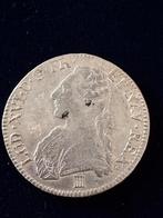 Zilveren ECU 1784 K Frankrijk, Ophalen of Verzenden, Frankrijk, Losse munt, Zilver