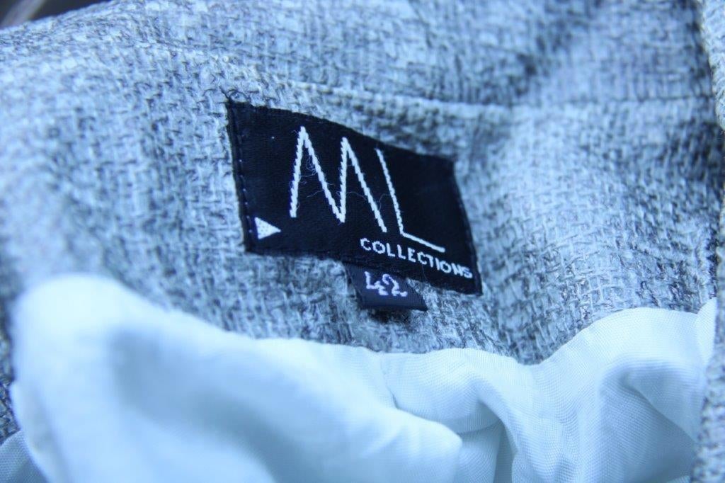 Jasje bruin/ grijs ML Collections mt 42 Vaste prijs, Kleding | Dames, Bruin, Maat 42/44 (L), Ml Collections, Ophalen of Verzenden