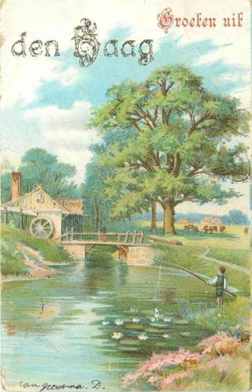 (301-041-029) Den Haag Groeten uit, Verzamelen, Ansichtkaarten | Nederland, Zuid-Holland, Verzenden