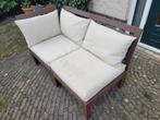 Applaro Ikea tuinbankje, incl Ikea kussens, Gebruikt, Loungeset, Bank, Hout