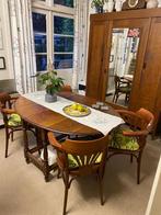 Antieke ovale hangoor Tafel inklapbaar evt. met stoelen, Ophalen