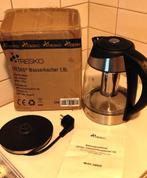 Nieuwe Waterkoker met Thee Zeef, 1 tot 2 liter, Ophalen of Verzenden, Nieuw, Rvs