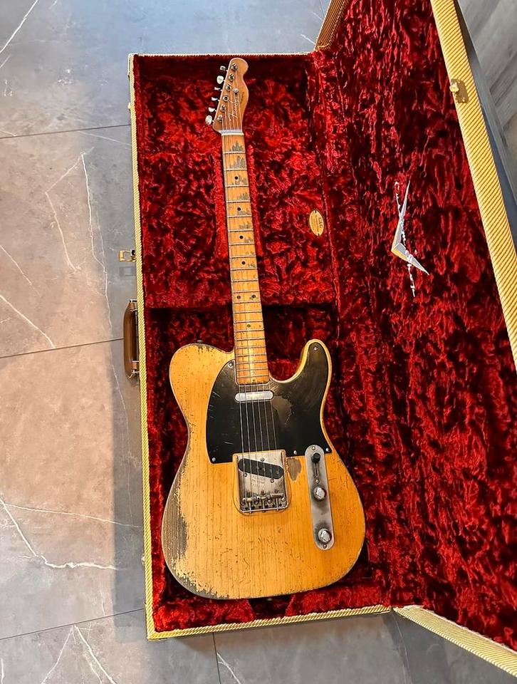 Fender Custom Shop Dale Wilson 52 telecaster, Muziek en Instrumenten, Snaarinstrumenten | Gitaren | Elektrisch, Zo goed als nieuw