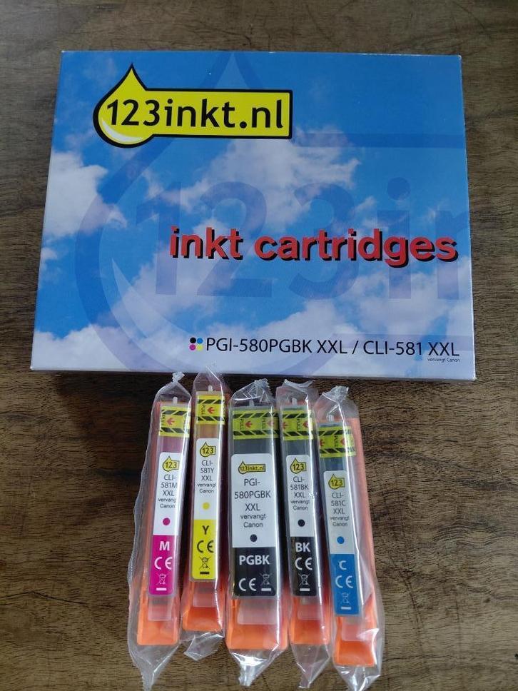 inkt cartridges PGI-580PGBK XXL, Computers en Software, Printerbenodigdheden, Nieuw, Cartridge, Ophalen of Verzenden
