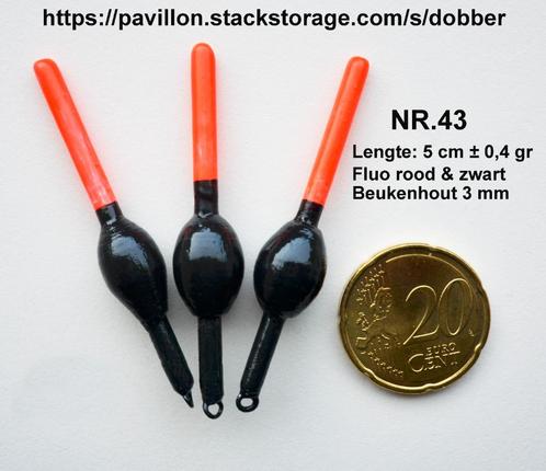 KARPERDOBBER HANDBUILT NR. 43 / 0.4 gram, Watersport en Boten, Hengelsport | Karpervissen, Nieuw, Dobber of Lood, Ophalen of Verzenden
