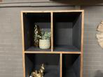 Boekenkast Mercure smal, Ophalen, Teakhout, Nieuw, 50 tot 100 cm