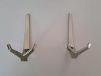 Ophanghakenset voor jassen en hoeden,
2 stuks, Wandhaken, Nieuw, Ophalen of Verzenden, Minder dan 100 cm