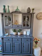 Mooie BUFFETKAST wandkast antraciet, Huis en Inrichting, Kasten | Buffetkasten, Ophalen, 100 tot 150 cm, Zo goed als nieuw, 25 tot 50 cm