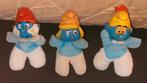 Drie aparte vintage Smurfen luciferpoppetjes, Verzenden, Gebruikt, Verschillende Smurfen, Poppetje, Figuurtje of Knuffel