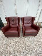Mol & Geurts fauteuils, Huis en Inrichting, Fauteuils, Ophalen, Gebruikt, Leer