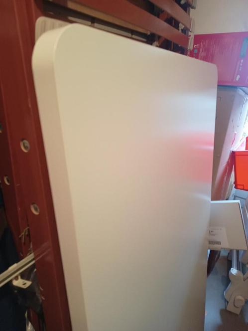 chique witte tafel met zwarte poten 150 x 90, Huis en Inrichting, Tafels | Salontafels, Zo goed als nieuw, Minder dan 50 cm, 50 tot 100 cm