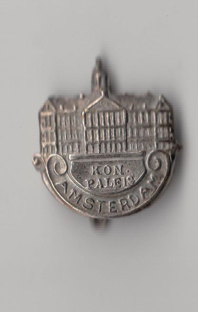 Amsterdam Koninklijk Paleis broche, Verzamelen, Speldjes, Pins en Buttons, Gebruikt, Speldje of Pin, Overige onderwerpen, Ophalen of Verzenden