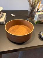 Vintage Ikea Stockholm Houten Bak walnoot 26cm, Gebruikt, Schaal, Rond, Ophalen of Verzenden
