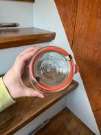 Weck pot rond 560ml, Huis en Inrichting, Keuken | Potten en Pannen, Ophalen of Verzenden, Zo goed als nieuw, Glas, Pot, Bus of Blik