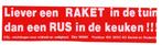 Sticker rood 1983 OSL. Kernwapendiscussie, Verzenden, Zo goed als nieuw, Overige typen