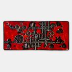 Schaffenacker, wandtegel XXL, zeldzame, West-Duits, Verzenden