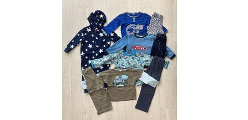 5-Delig Jongens Pyjama Set Pakket Jongen Onesie Pyjama’s 110, Kinderen en Baby's, Kinderkleding | Maat 110, Zo goed als nieuw