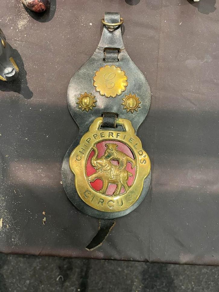 Antiek Chipperfield's Circus Paardentuigje, Antiek en Kunst, Curiosa en Brocante, Ophalen of Verzenden