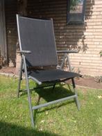 ALUMINIUM TUINSTOELEN lichtgewicht verstelbaar, Ophalen, Zo goed als nieuw, Aluminium, Verstelbaar