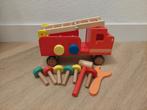 Houten brandweerauto, Ophalen, Zo goed als nieuw