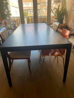 Ethnicraft eettafel zwart 2.40 m lang 1m breed, Huis en Inrichting, Ophalen, 200 cm of meer, Zo goed als nieuw, Vijf personen of meer
