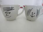 Design kopjes van Peter & Struijk MOSA Maastricht man vrouw, Overige materialen, Ophalen of Verzenden, Zo goed als nieuw, Overige stijlen