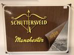 Aangeboden : Oud Emaille Reclamebord van  Schuttersveld., Ophalen of Verzenden, Zo goed als nieuw, Reclamebord