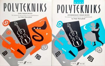 Viool. Polytekniks, More Polyteckniks. Duets.  beschikbaar voor biedingen