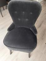 Ikea Remsta fauteuil zwart velvet, Ophalen, Zo goed als nieuw, Zwart, Eén