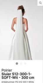 Poirier sluier, 300 cm, wit, Kleding | Dames, Trouwkleding en Trouwaccessoires, Wit, Nieuw, Ophalen of Verzenden, Accessoires