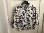Purdey   Sey Studio top blauw creme   mt S, Kleding | Dames, Ophalen of Verzenden, Zo goed als nieuw, Blauw, Zonder mouw