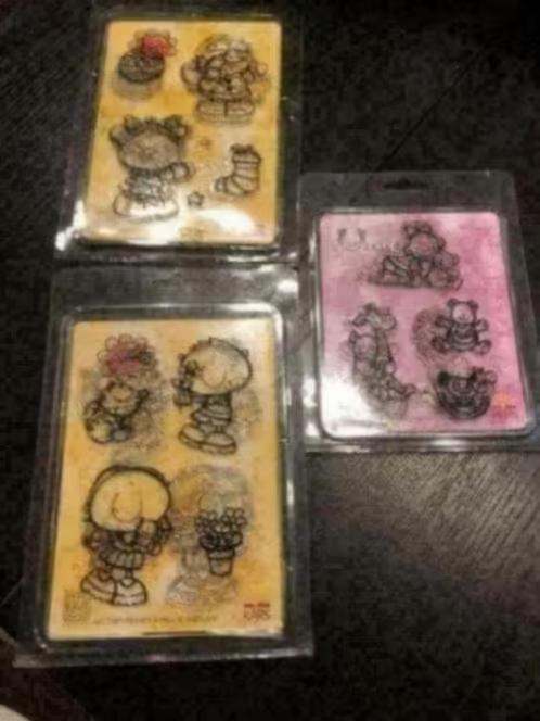 Kars Clearstamp Stempel set van drie €4,99, Ophalen of Verzenden, Gebruikt, Clearstamp