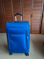 Koffer  staal blauw ., Sieraden, Tassen en Uiterlijk, Koffers, Ophalen, Hard kunststof, 45 tot 55 cm, 70 cm of meer