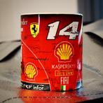 ✅ Fernando Alonso Ferrari mok Vintage olie F1 Autosport, Ophalen of Verzenden, Nieuw, Formule 1