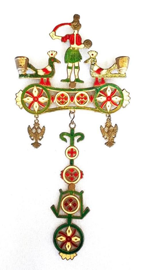 Kruis Byzantijns orthodox, Antiek en Kunst, Antiek | Religie, Ophalen of Verzenden