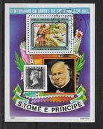 St. Tomé e Principe Michel blok 44 gestempeld ROWLAND HILL, Postzegels en Munten, Postzegels | Afrika, Ophalen of Verzenden, Overige landen