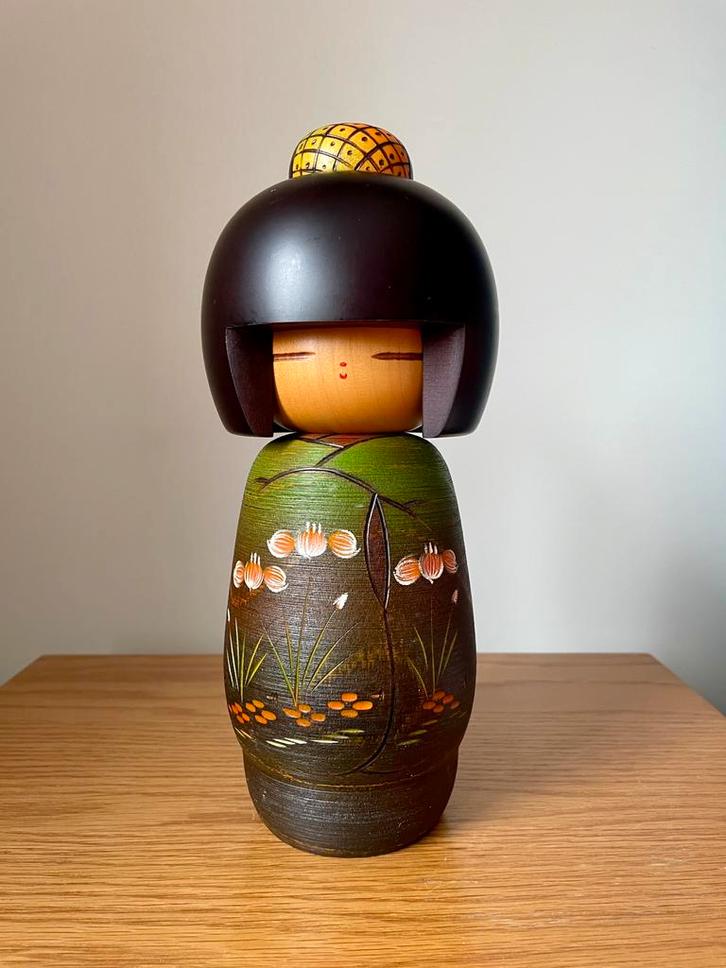 Vintage kokeshi Fujikawa Masae, Antiek en Kunst, Kunst | Niet-Westerse kunst, Ophalen of Verzenden