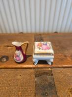 Limoges porselein kan en pillenbakje, Antiek en Kunst, Ophalen of Verzenden
