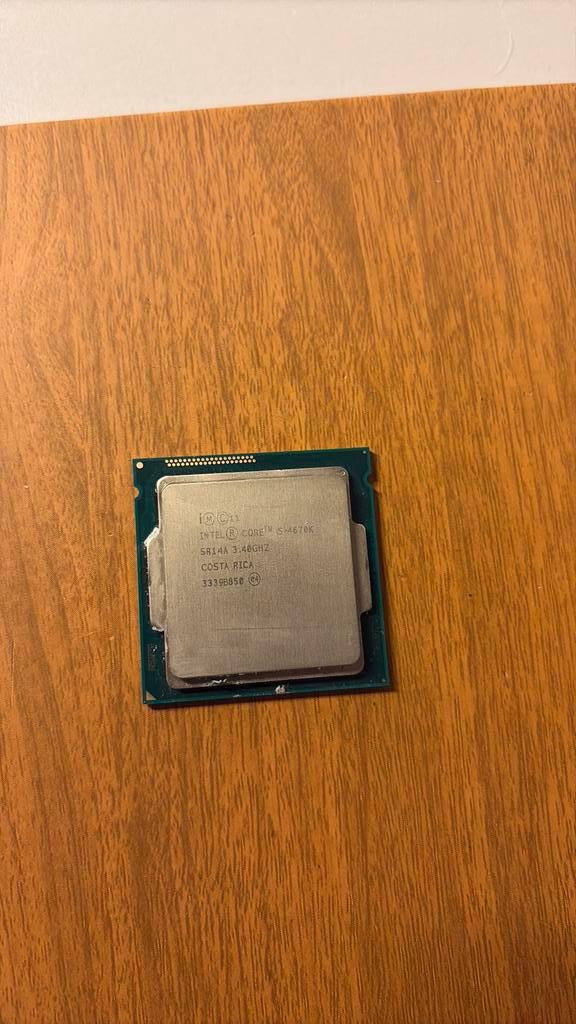 Intel Core i5-4670K processor, Computers en Software, Processors, Zo goed als nieuw, 4-core, 3 tot 4 Ghz, Ophalen of Verzenden