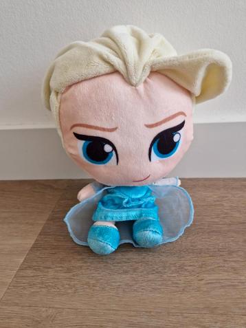 Knuffel Elsa pop Frozen PTS Disney blauwe jurk 24 cm K8334 beschikbaar voor biedingen