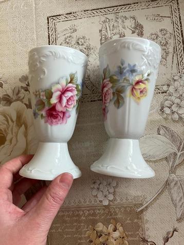 Set van 2 vintage koffiemokken ( limoges ) beschikbaar voor biedingen