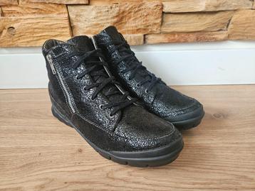 Wolky high top veterboots ZGAN! maat 41 zwart met rits beschikbaar voor biedingen