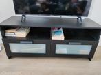 Black tv meubel in very good condition, Huis en Inrichting, Kasten | Televisiemeubels, 100 tot 150 cm, Ophalen of Verzenden, Zo goed als nieuw
